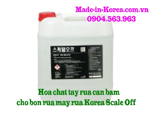 Hóa chất tẩy rửa cáu bẩn cặn bám cho máy rửa Korea Scale Off
